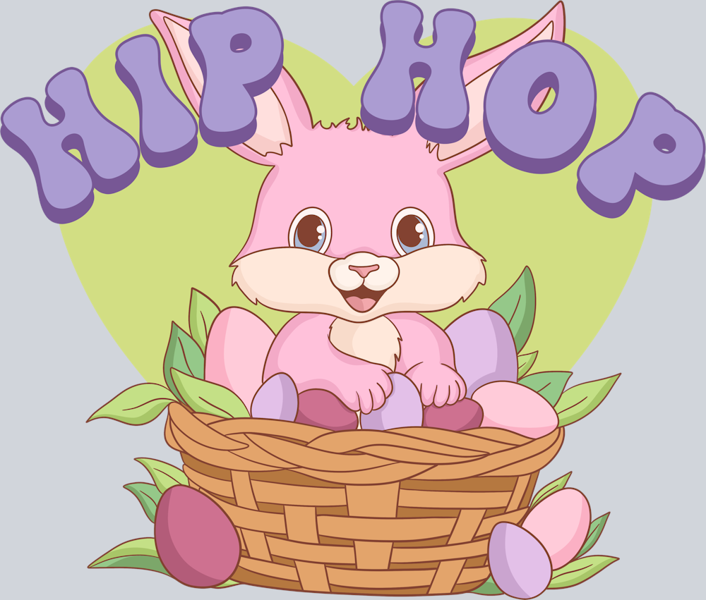 DTF Transfer Easter - Hip Hop