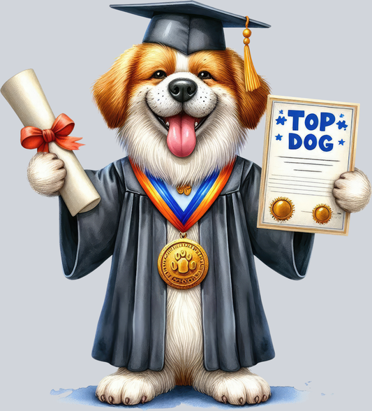 DTF Transfer Dogs - Top Dog