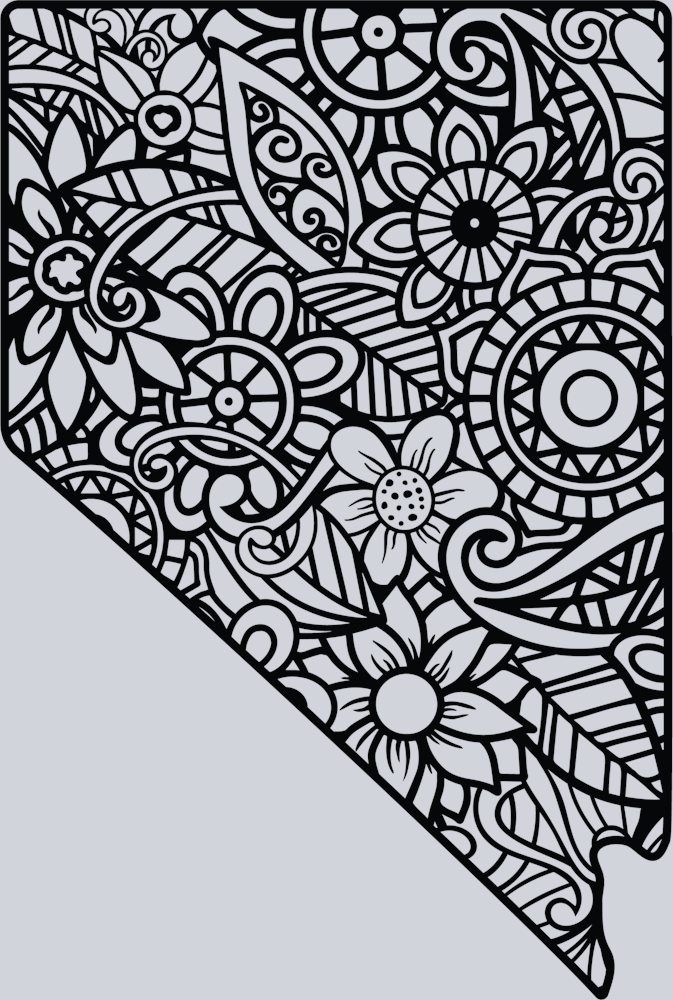 DTF Transfer Nevada - Mandala