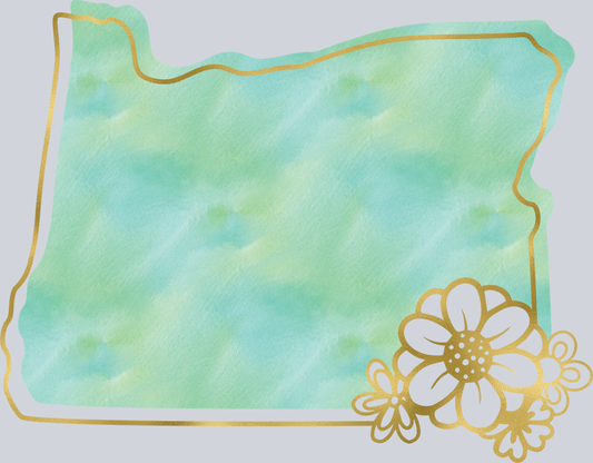 DTF Transfer Oregon - Watercolor