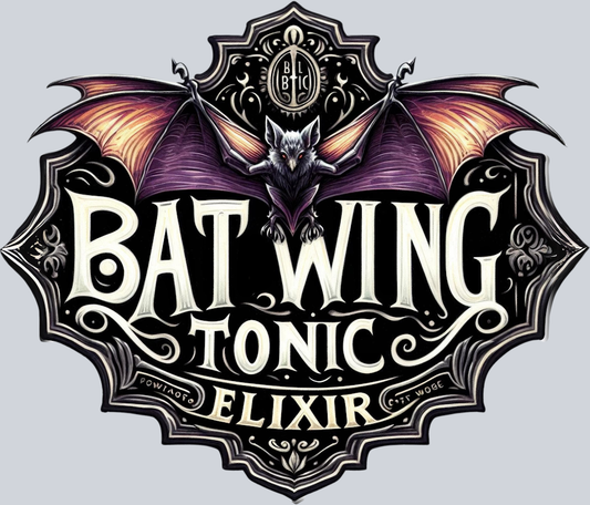 DTF Transfer Halloween  - Bat Wing Tonic Elixir
