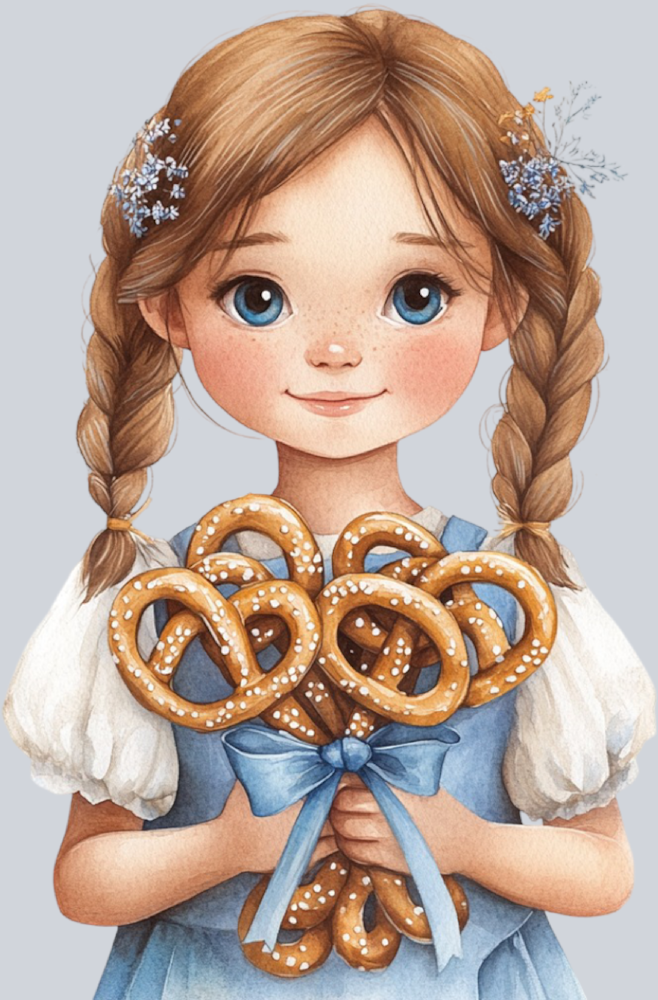 DTF Transfer Oktoberfest - Pretzel Princess