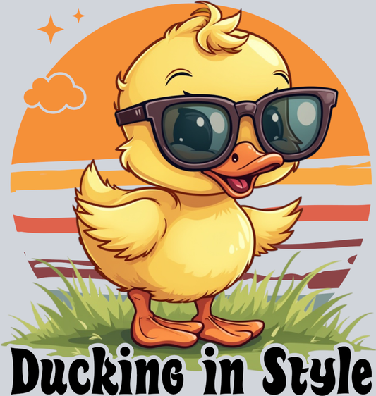 DTF Transfer Fowl - Ducking in Style