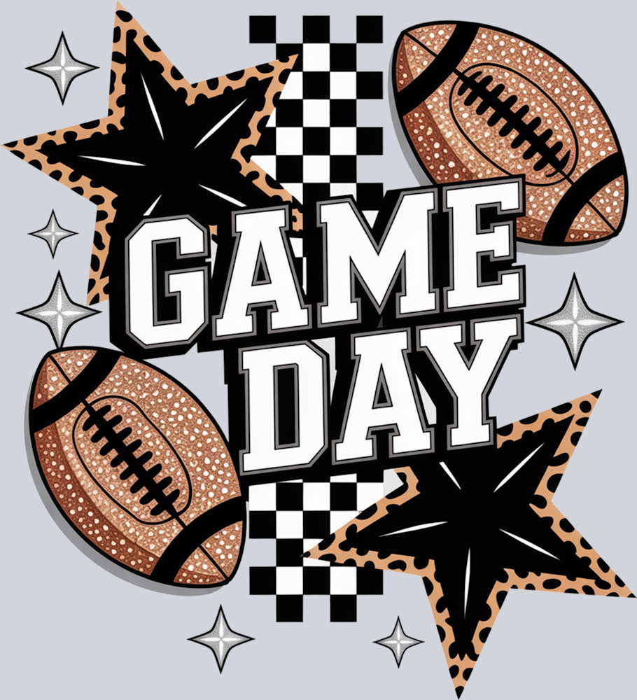 DTF Transfer Football - Game Day