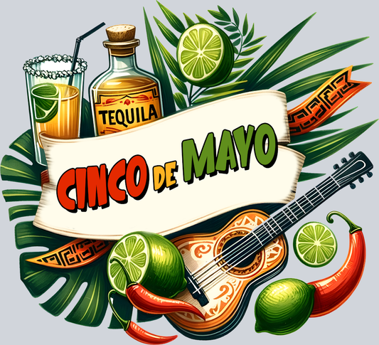 DTF Transfer Cinco de Mayo - Tequila