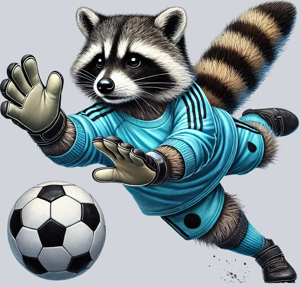 DTF Transfer Soccer - Racoon