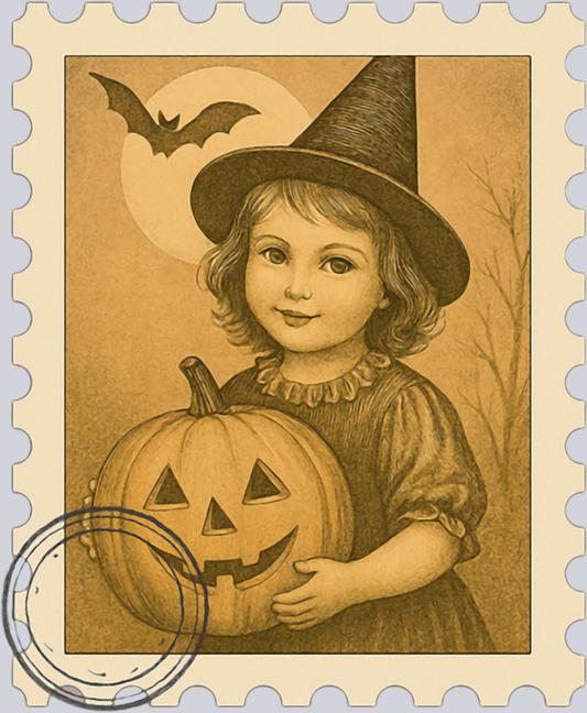 DTF Transfer Halloween - Postage Stamps 9