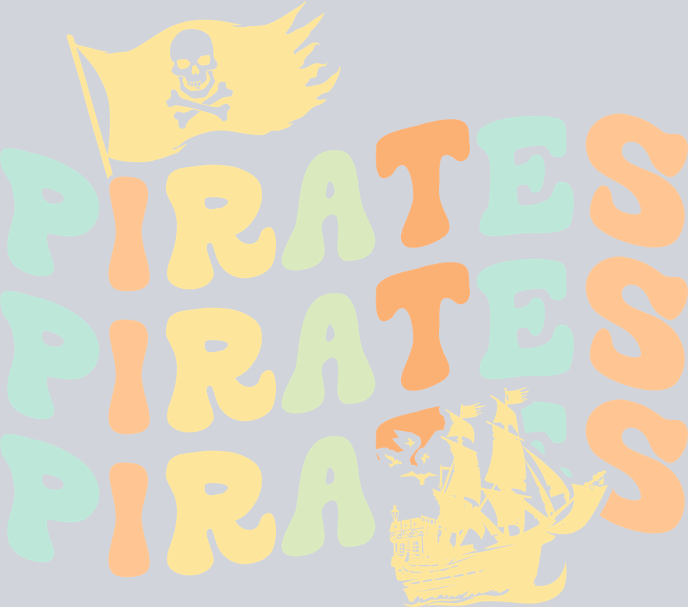 DTF Transfer High Seas - Pirates Pirates Pirates