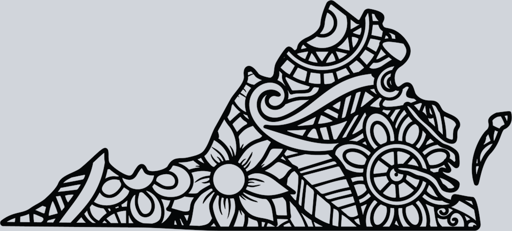 DTF Transfer Virginia - Mandala