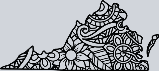 DTF Transfer Virginia - Mandala