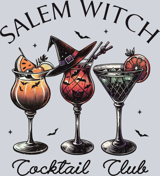DTF Transfer Halloween  - Salem Witch Cocktail Club