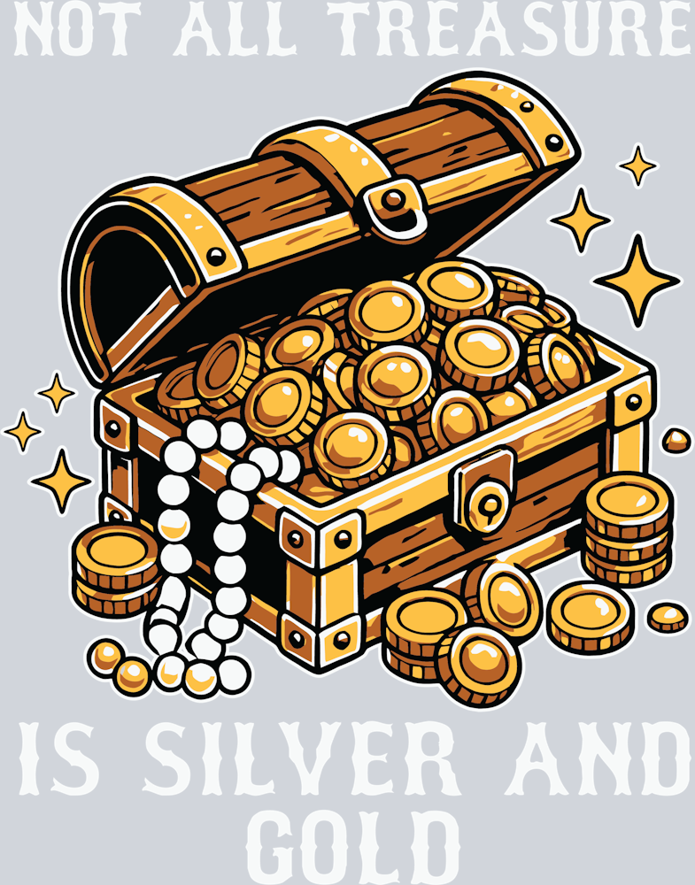 DTF Transfer High Seas - Not all Treasure