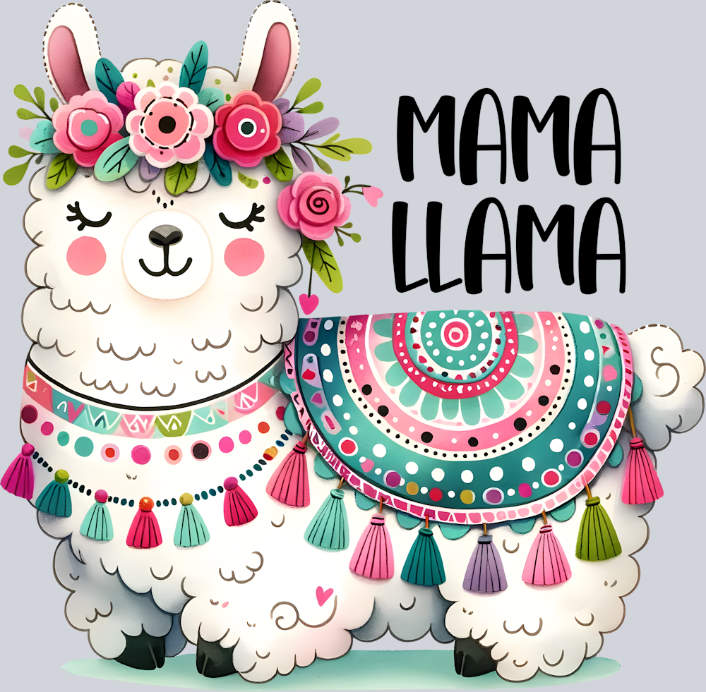 DTF Transfer Mother's Day - Mama Llama