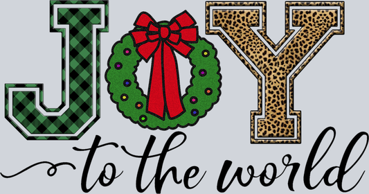DTF Transfer Christmas - Joy to the World