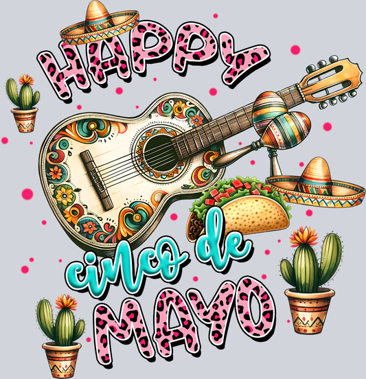 DTF Transfer Cinco de Mayo -Happy Cinco de Mayo