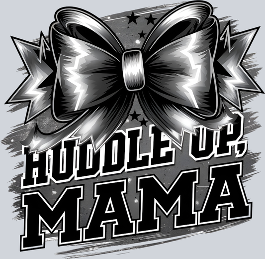 DTF Transfer Football - Huddle Up Mama