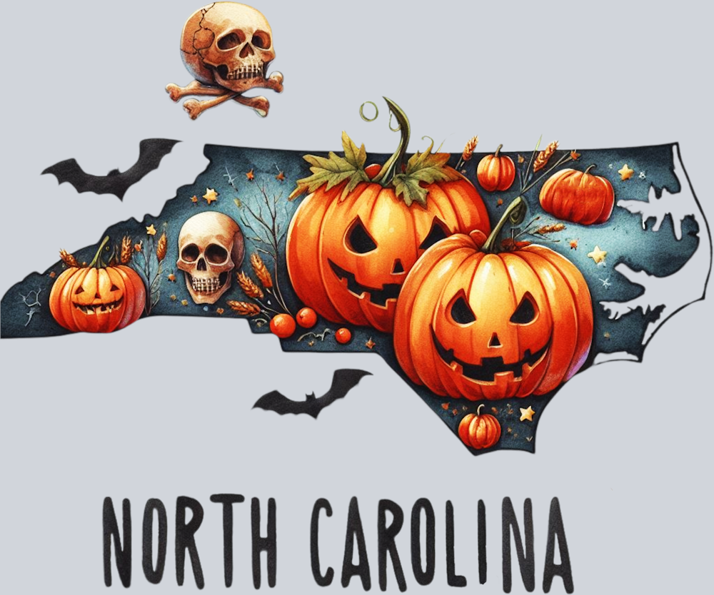 DTF Transfer Halloween States - North Carolina