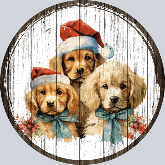 DTF Transfer Christmas - Three Dogs