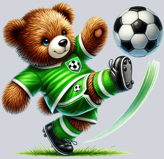 DTF Transfer Soccer - Teddy Kick