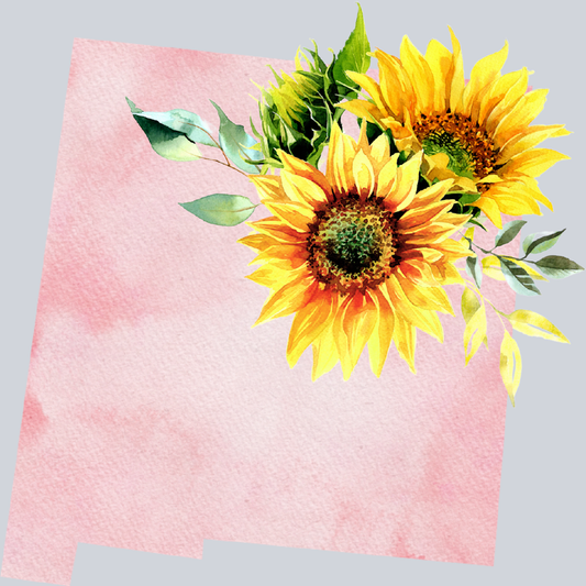 DTF Transfer New Mexico - Sunflower Watercolor