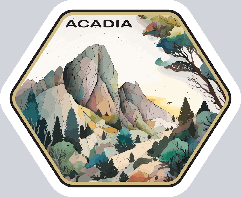 DTF Transfer National Parks - Acadia