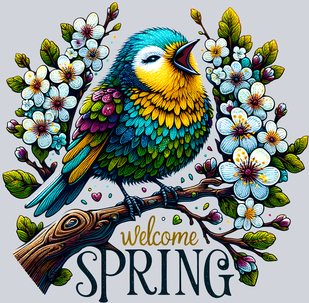 DTF Transfer Easter - Welcome Spring