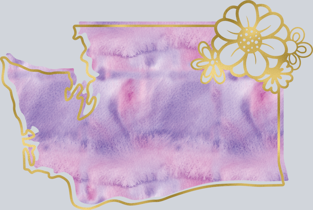 DTF Transfer Washington - Watercolor
