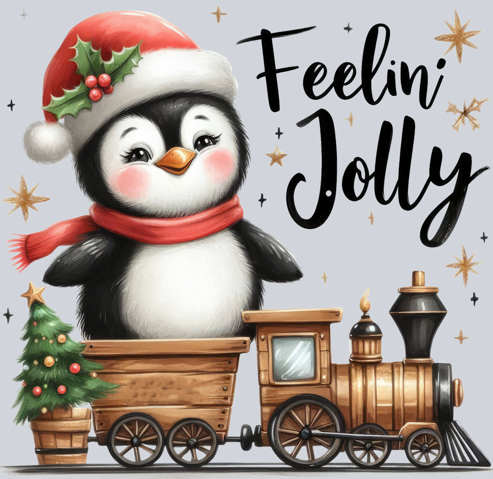 DTF Transfer Christmas - Feelin'Jolly