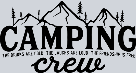 DTF Transfer Camping - Camping Crew
