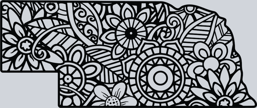 DTF Transfer Nebraska - Mandala