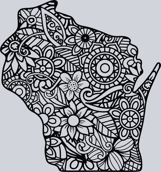 DTF Transfer Wisconsin - Mandala