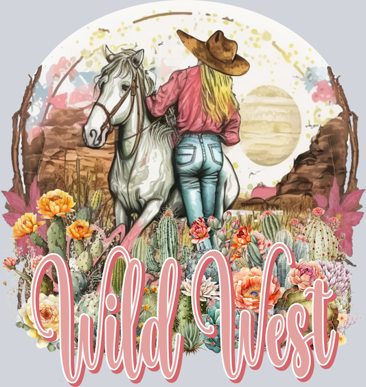 DTF Transfer Western - Wild West Girl