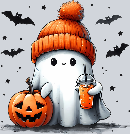 DTF Transfer Halloween - Ghosty