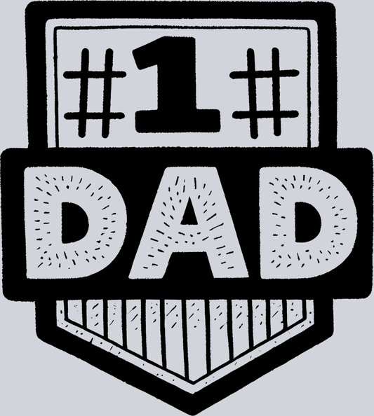 DTF Transfer Father's Day - #1 Dad