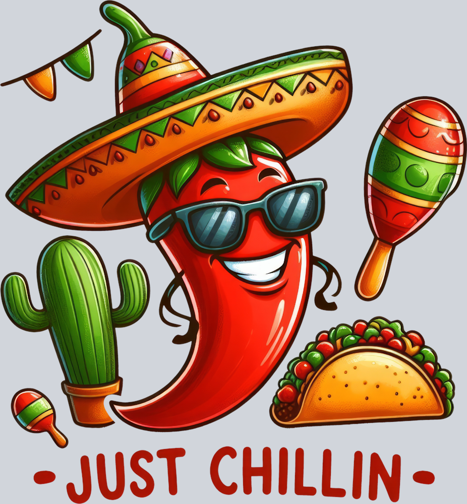 DTF Transfer Cinco de Mayo - Just Chillin