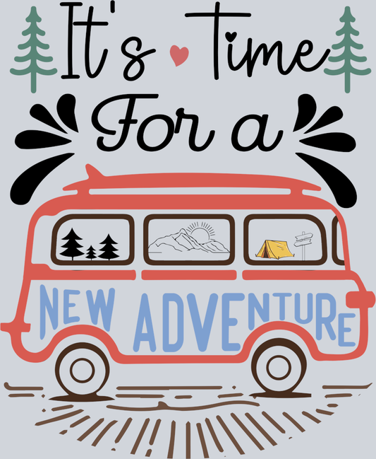 DTF Transfer Camping - It's Time For a New Adventure