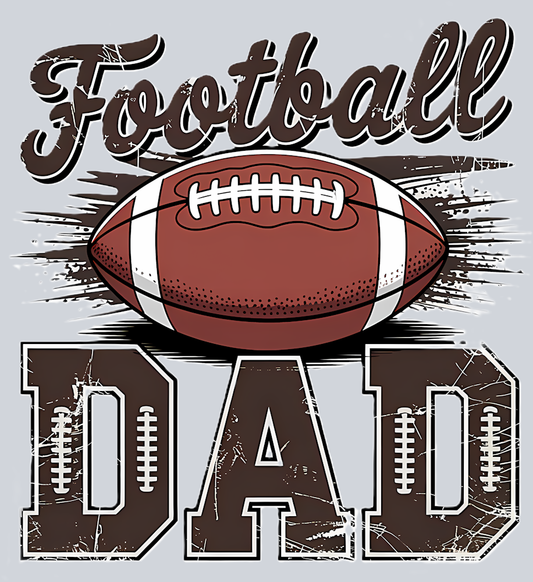 DTF Transfer Football - Football Dad