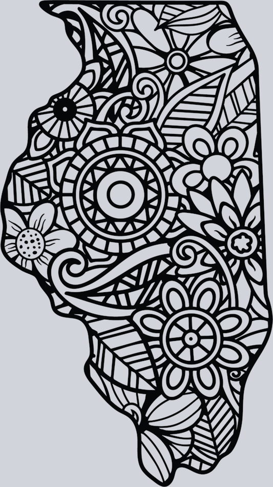 DTF Transfer Illinois - Mandala