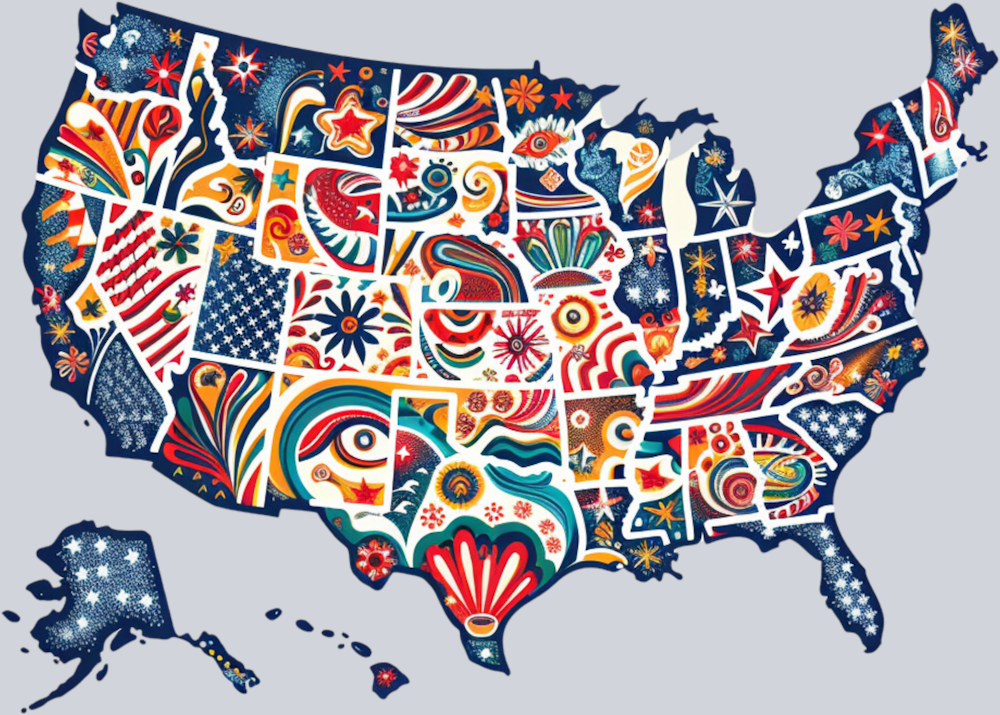 DTF Transfer USA - Map