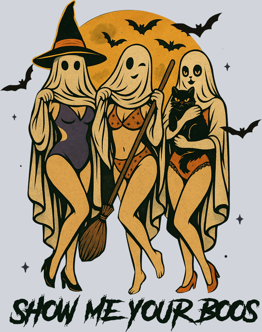 DTF Transfer Halloween - Show Me Your Boos