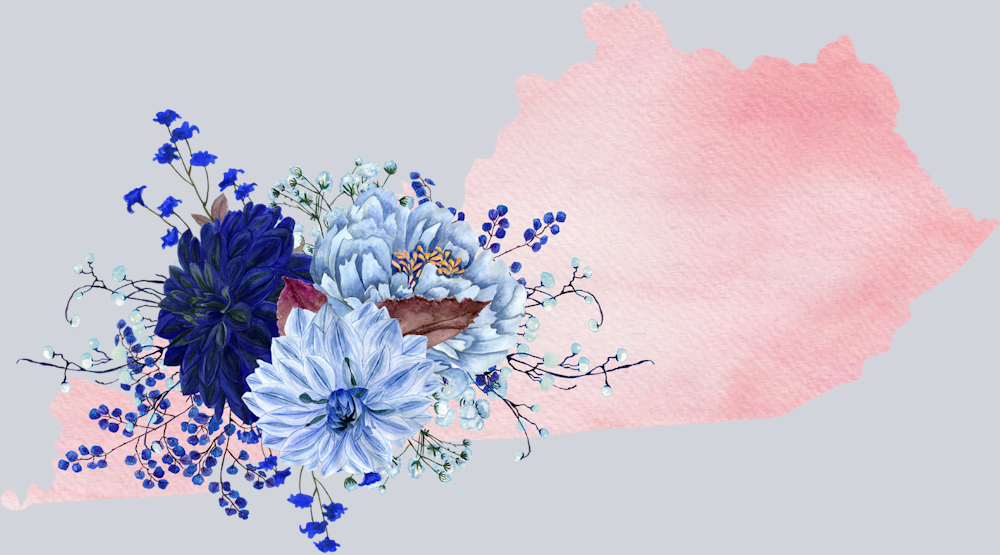 DTF Transfer Kentucky - Flowers Watercolor