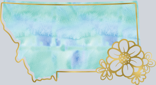 DTF Transfer Montana - Watercolor