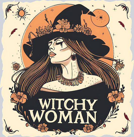 DTF Transfer Halloween - Witchy Woman