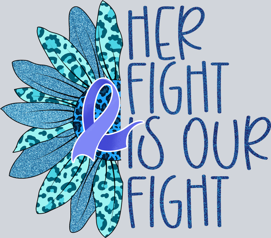 DTF Transfer Diabetes - Her Fight is our Fight