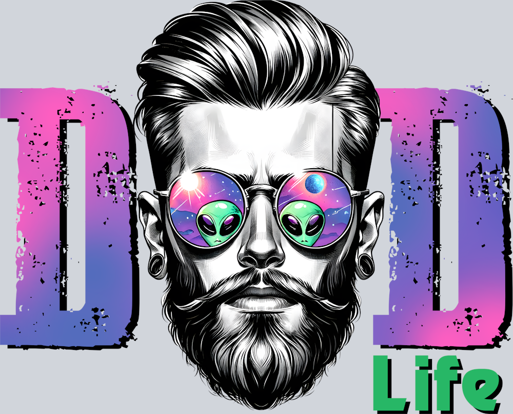 DTF Transfer Father's Day - Dad Life
